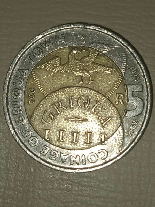 South african commemorative set R5 coins