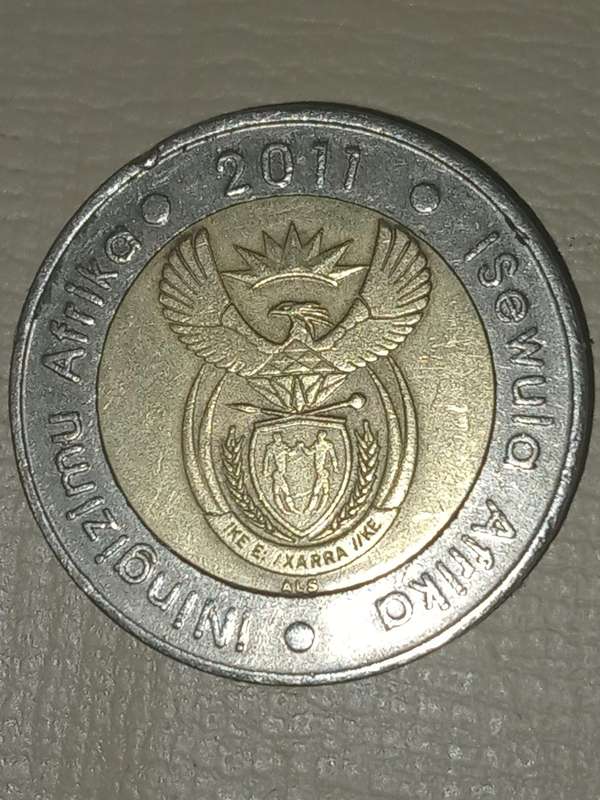 South african commemorative set R5 coins