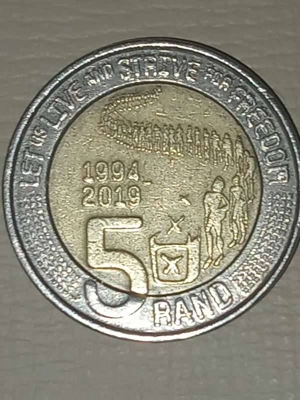 South african commemorative set R5 coins