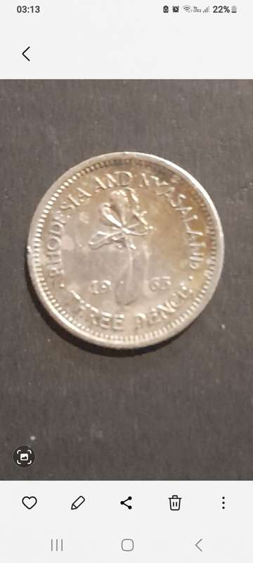 Old african coins Rhodisia