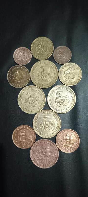 Old South African coins