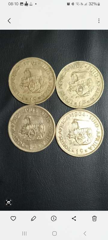 Old South African coins