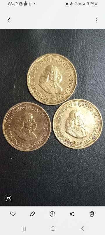 Old South African coins