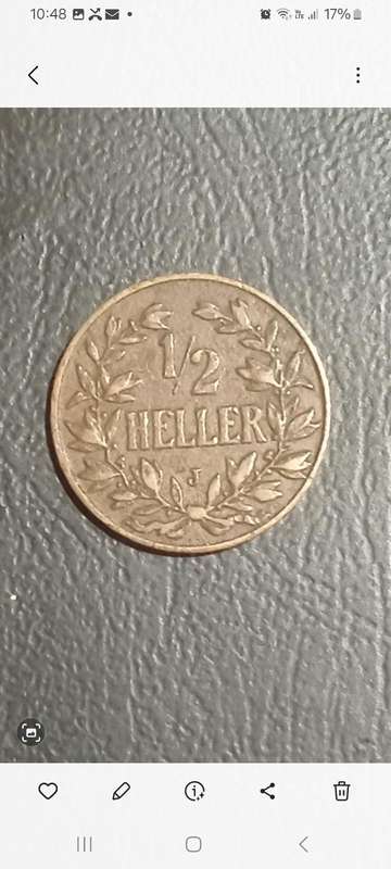 Rare Deutch ost Africa heller coins