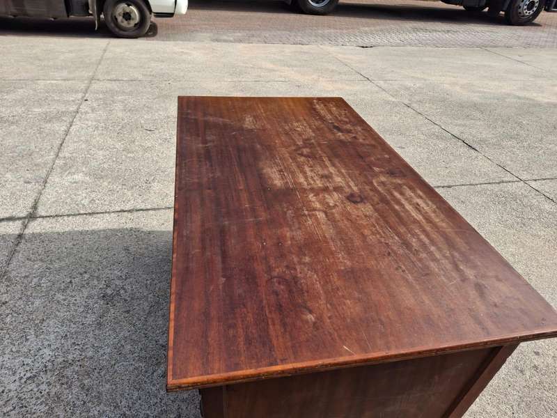 Solid Wooden Office Desk  Vintage Style