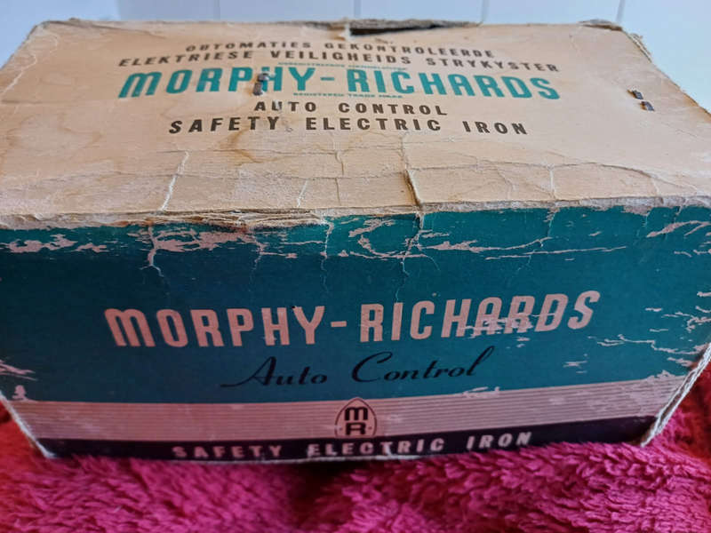 Morphy-Richards Auto Control Safety Electric Iron 1950's