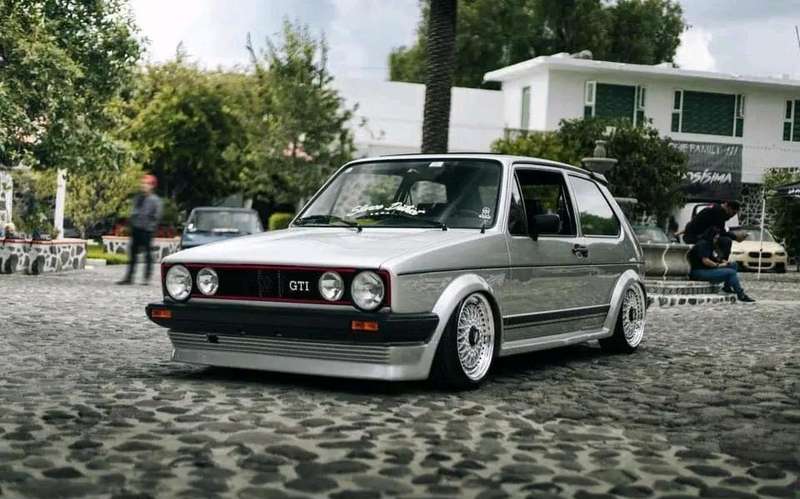 Golf 1 mk1 front BBS Fiberglass spoiler
