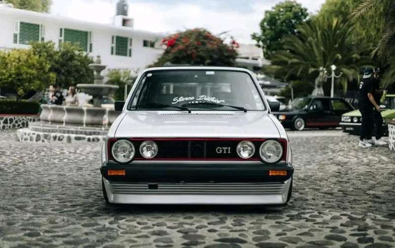 Golf 1 mk1 front BBS Fiberglass spoiler