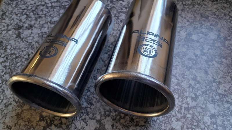 Bmw CLASSIC ALPINA Exhaust Tips set 63mm
