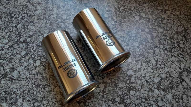 Bmw CLASSIC ALPINA Exhaust Tips set 63mm
