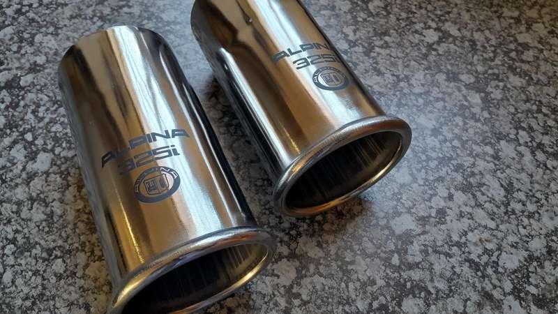 Bmw CLASSIC ALPINA Exhaust Tips set 63mm