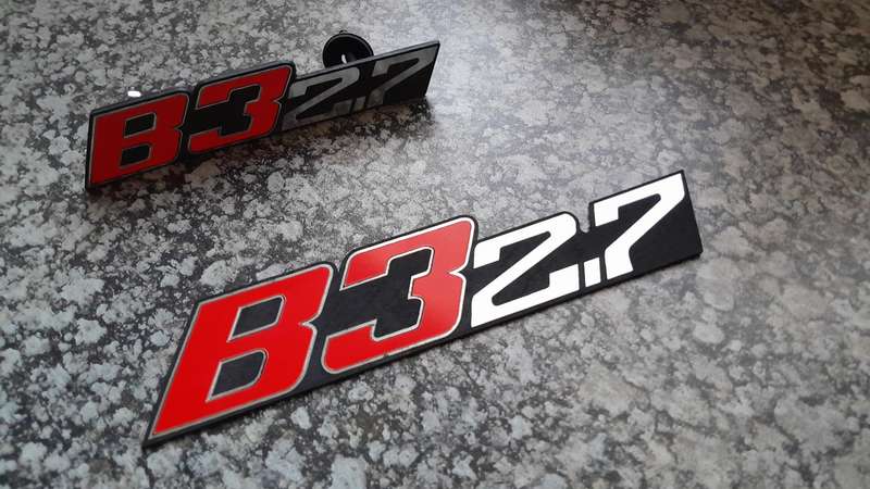 Bmw E30 ALPINA B32.7 Badge set