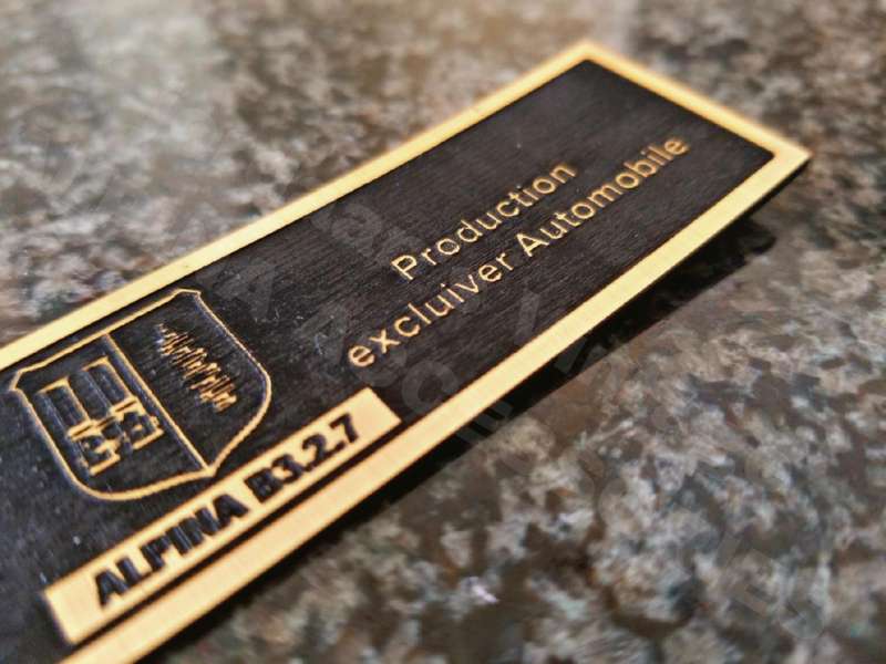 BMW ALPINA Console Tags