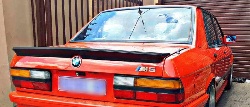 Bmw e28 m5 fiberglass boot spoiler