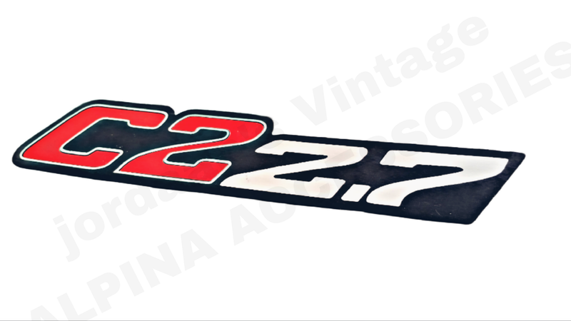 Bmw E30 ALPINA C2.2.7 Badge set