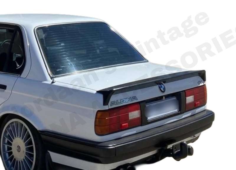 Bmw E30 Zender Fiberglass boot spoiler