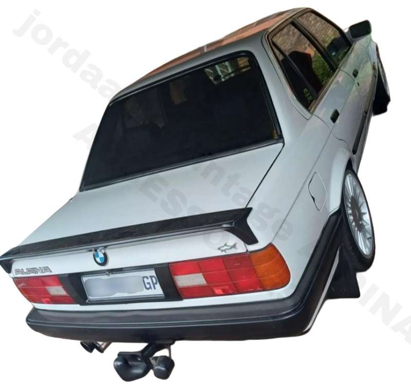 Bmw E30 Zender Fiberglass boot spoiler