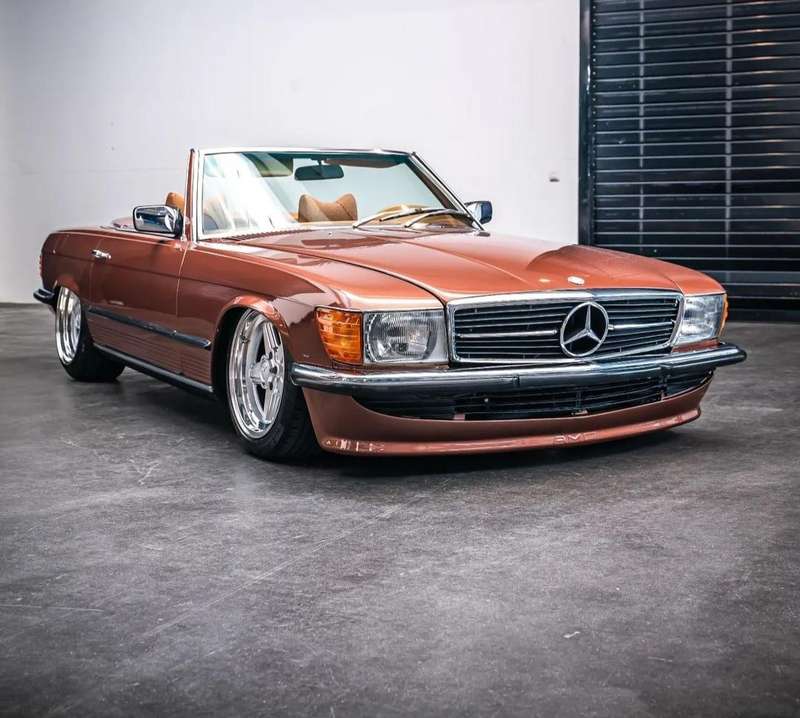 Mercedes-Benz R107 front Fiberglass spoiler