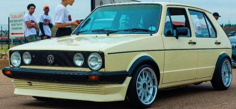 Golf 1 mk1 front BBS Fiberglass spoiler