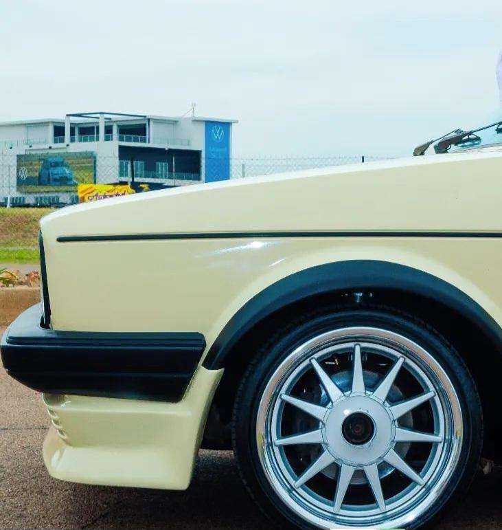Golf 1 mk1 front BBS Fiberglass spoiler