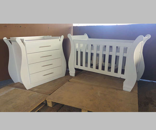 Nursery Baby cot and compactum