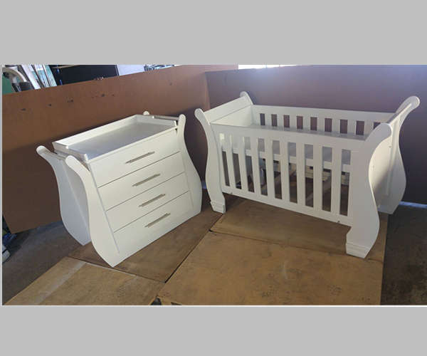 Nursery Baby cot and compactum