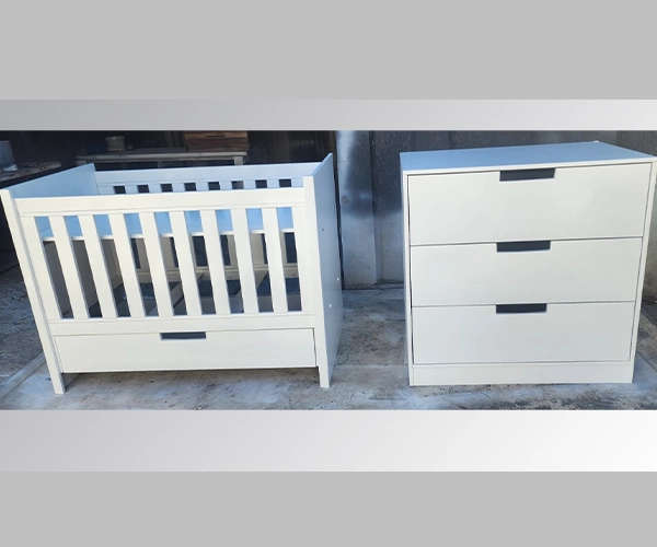 Nursery Baby cot and compactum