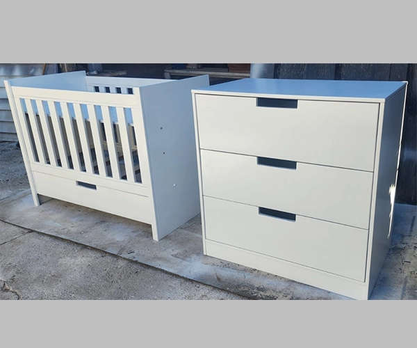 Nursery Baby cot and compactum