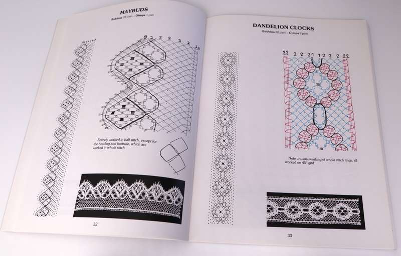100 Traditional Bobbin Lace Patterns  Geraldine Stott & Bridget Cook | Lace Making Guide & Designs