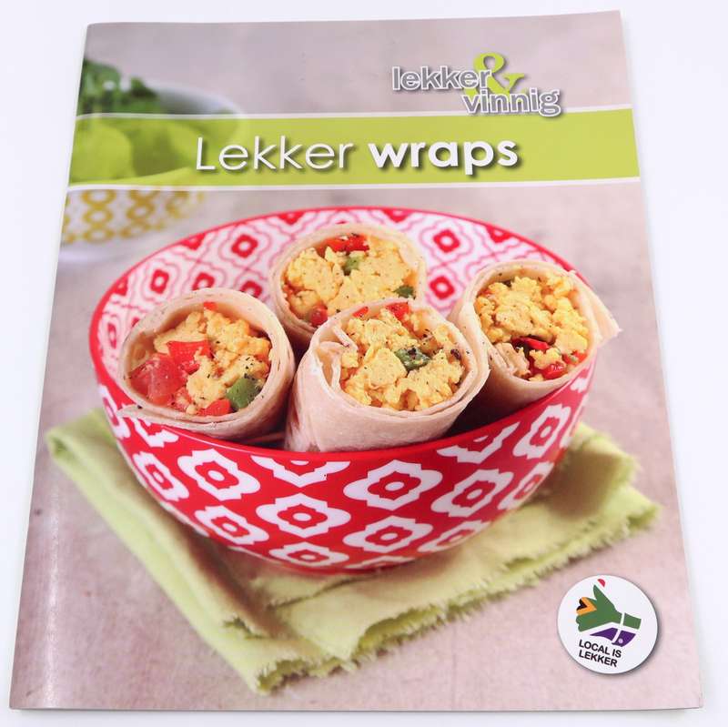 Lekker Wraps - Lekker & Vinnig Reeks | Lapa Uitgewers | Maklike Resepte Boek