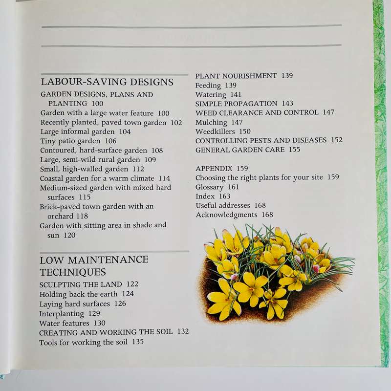The Low Maintenance Garden by Graham Rose