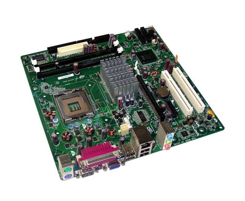 Intel D945GCNL Motherboard with CPU, fan and RAM Sticks