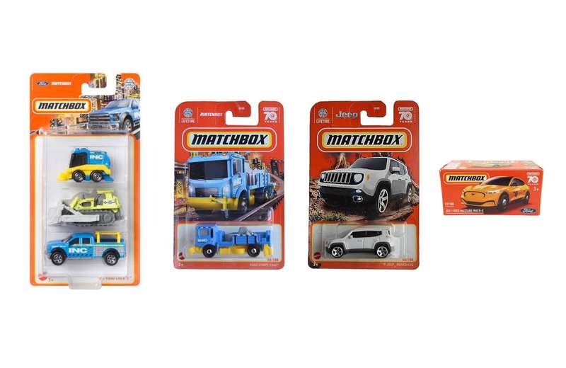 x6 Matchbox vehicle bundle