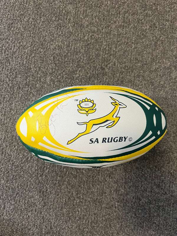 Springboks / SA Rugby Ball signed by Bob Skinstad & Breyton Paulse