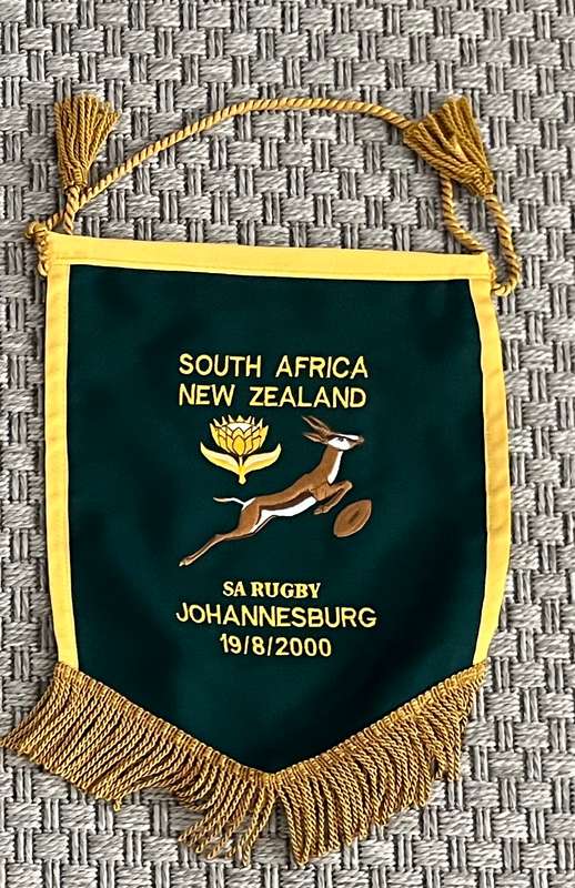Springbok Pennants (SA vs New Zealand, Australia, England, France)
