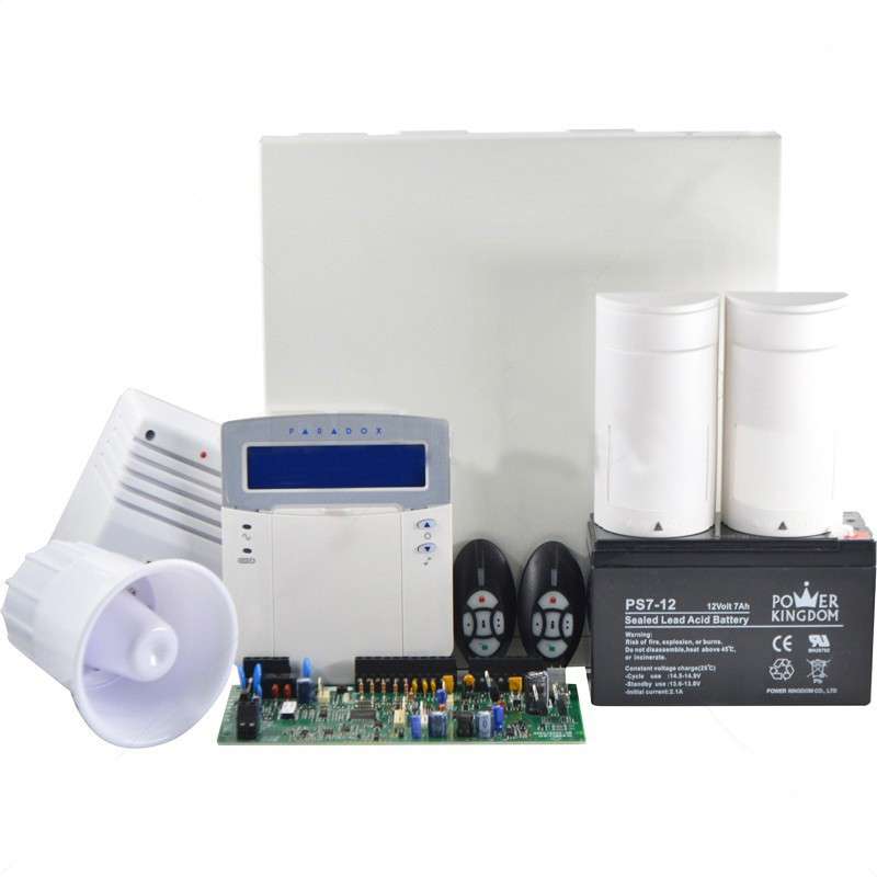 Home Alarm System (Paradox MG5050/K32 LCD Full Kit + wireless outdoor sensors)