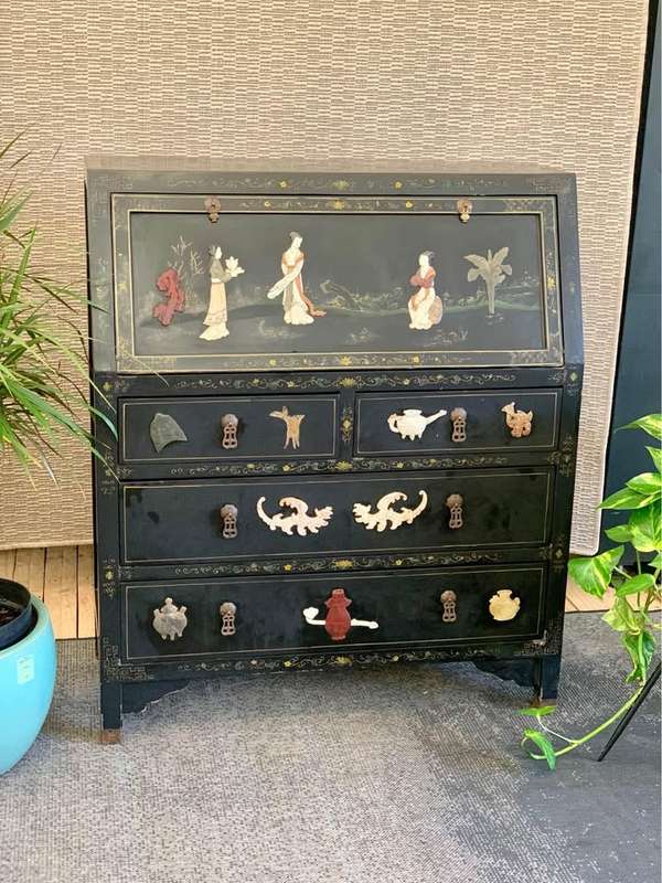 Oriental Writing Bureau Desk