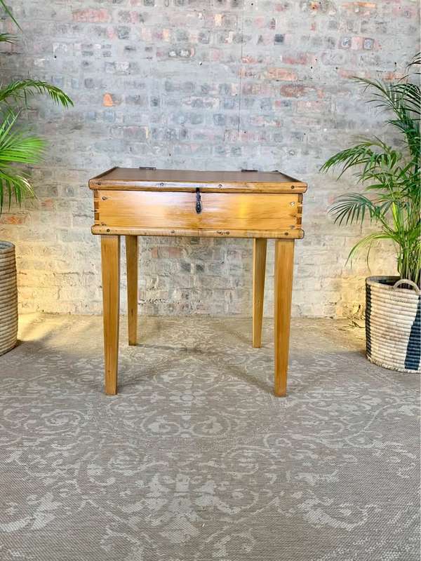 Vintage Oregon Pine Writing Desk