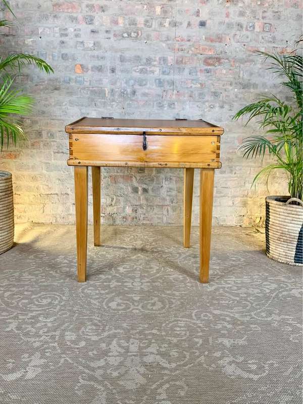 Vintage Oregon Pine Writing Desk