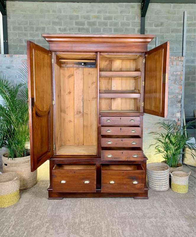 Mahogany Gentleman's wardrobe