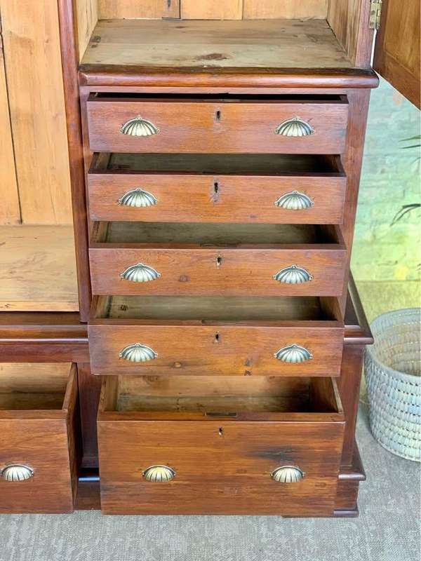 Mahogany Gentleman's wardrobe