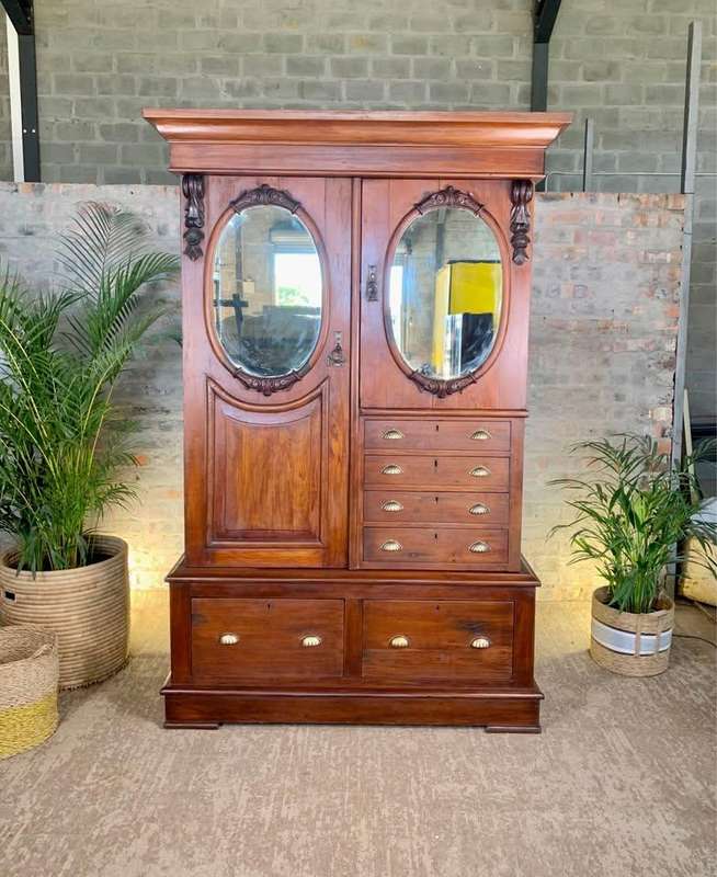 Mahogany Gentleman's wardrobe