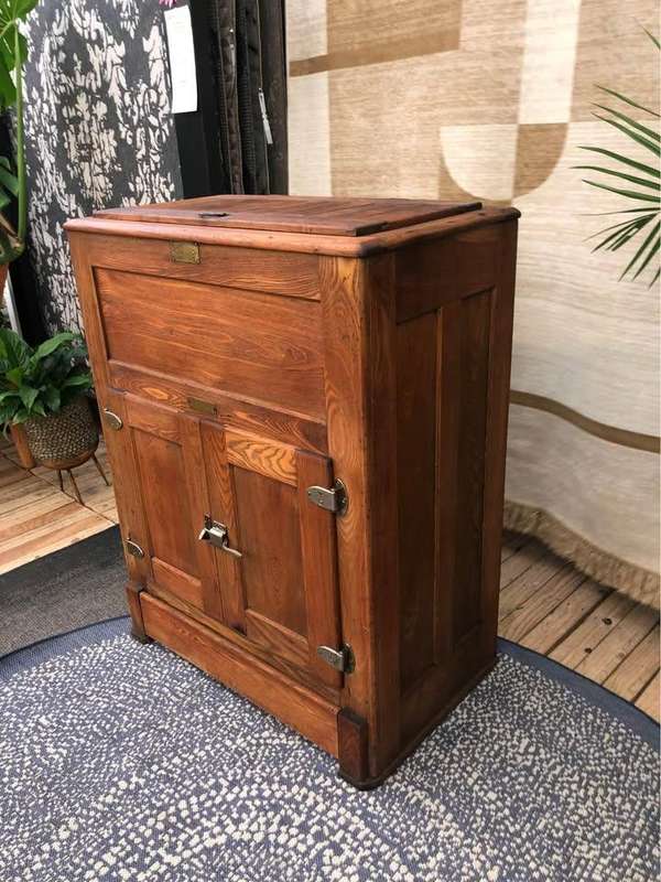 Antique Ice Box / Refrigerator / Drinks cabinet