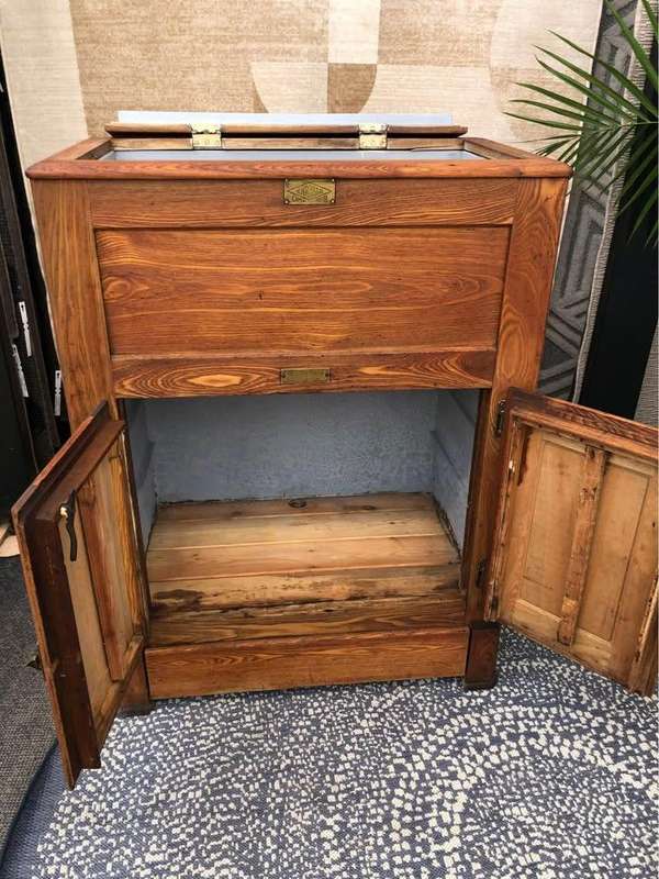 Antique Ice Box / Refrigerator / Drinks cabinet