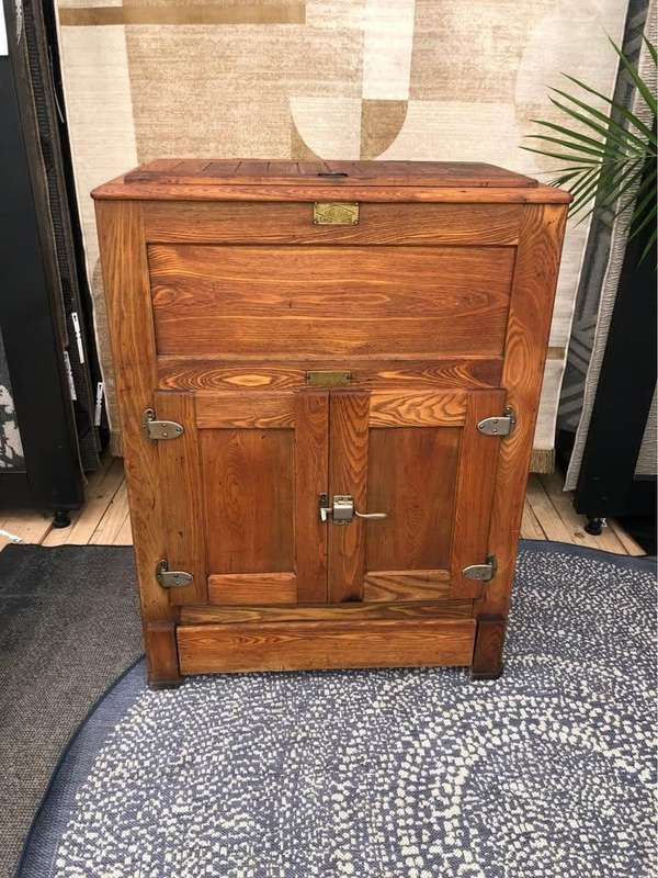Antique Ice Box / Refrigerator / Drinks cabinet