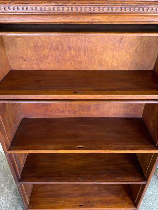 Vintage Oak Globe Wernicke 4 Tier Barristers Bookcase/Bookshelf