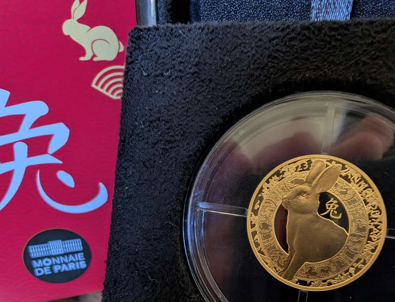 Year of the Rabbit50 1/4 Oz Gold coin - Proof 2023