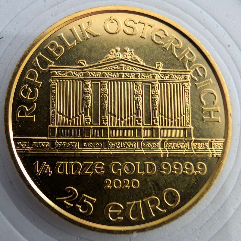 1/4 oz Gold Coin - Austrian Philharmonic 2020