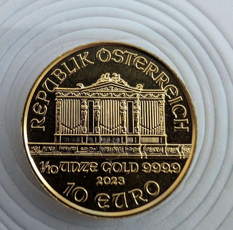 1/10 Ounce Gold Vienna Philharmonic Coin 2023