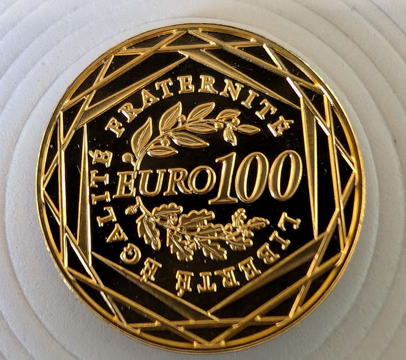 French 100 Euro Gold 3.1g 2008